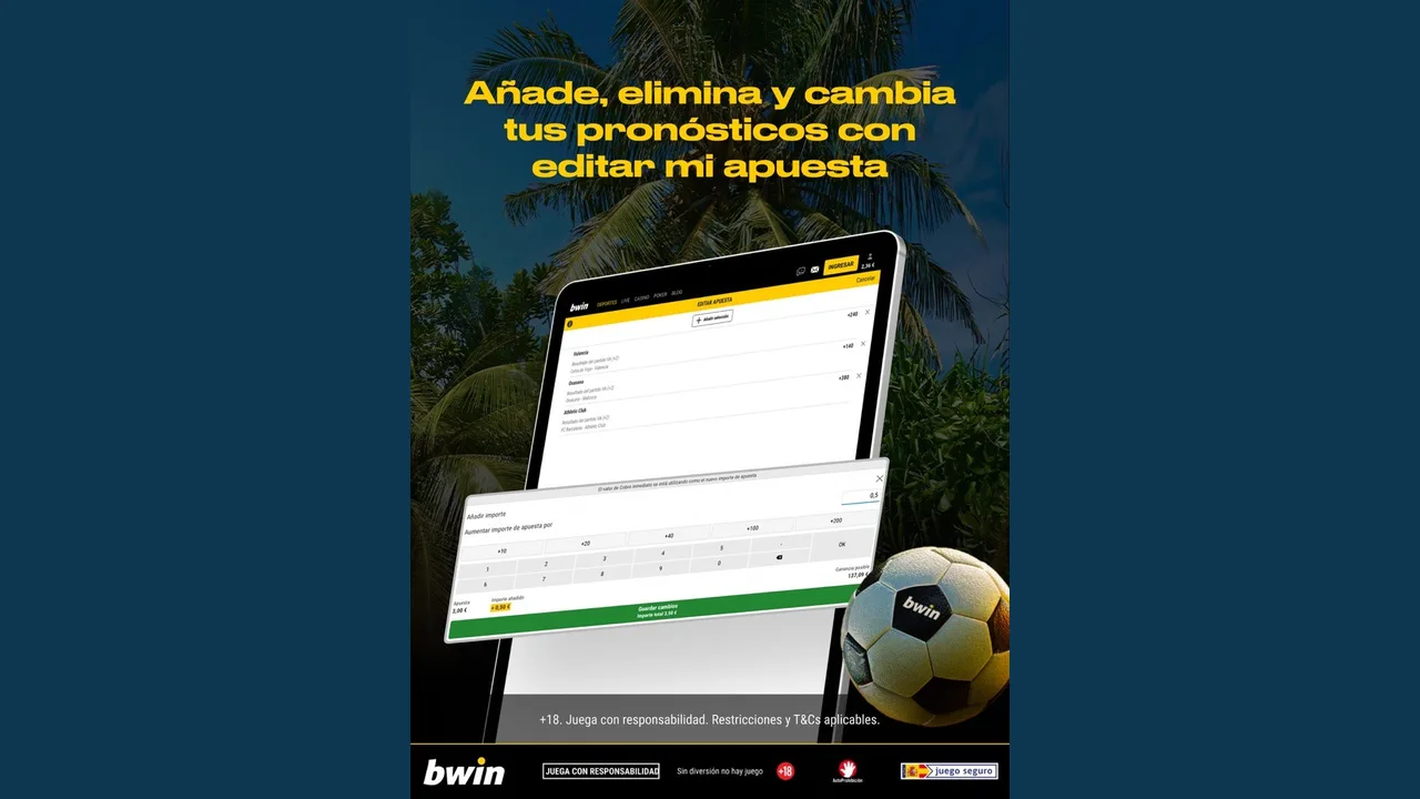Captura oficial de la app de Bwin en la App Store de España