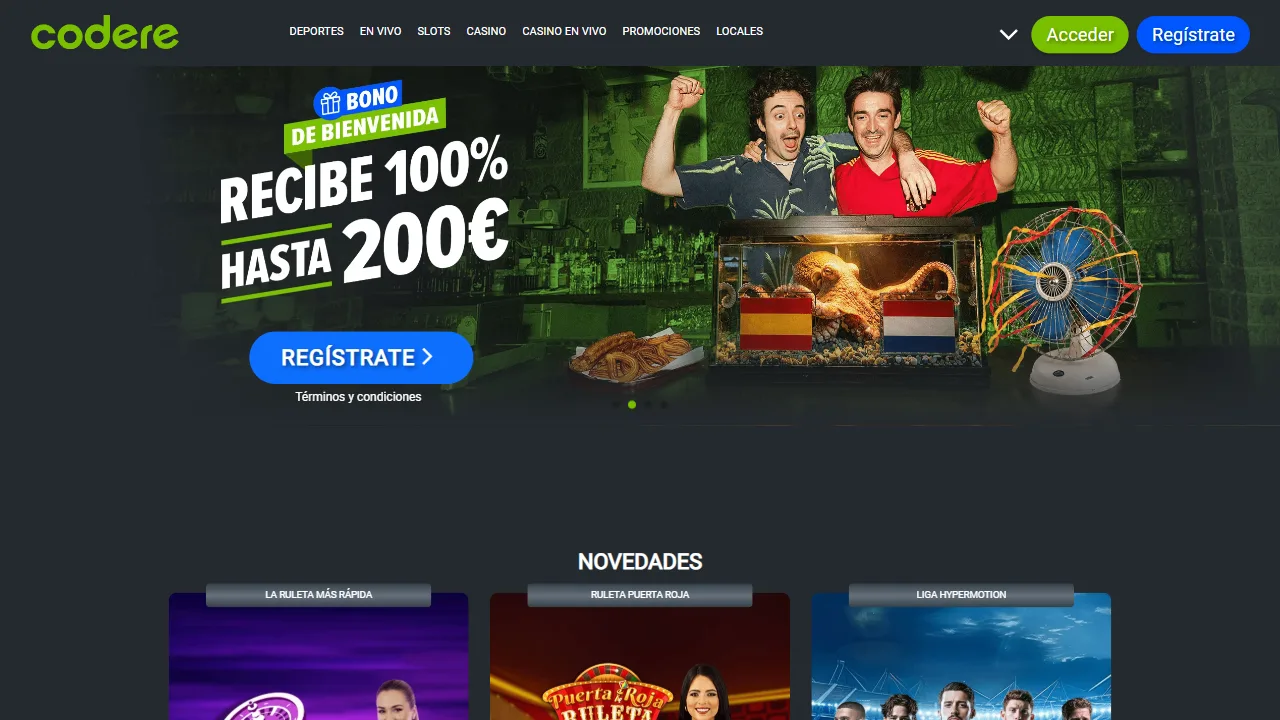Captura 1 de Codere