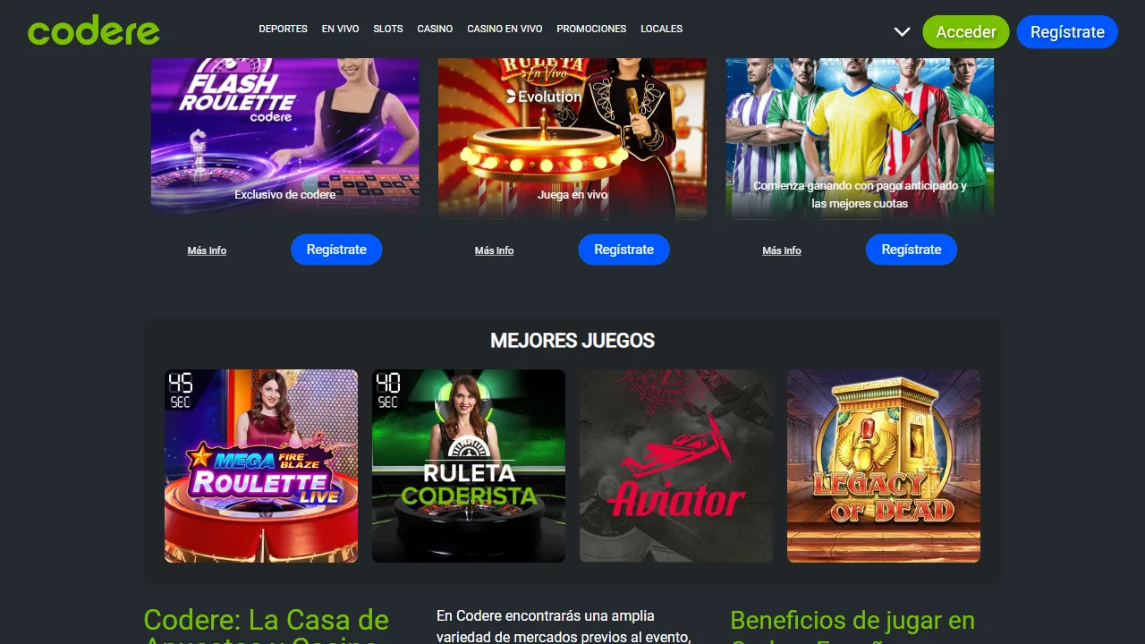 Captura 2 de Codere